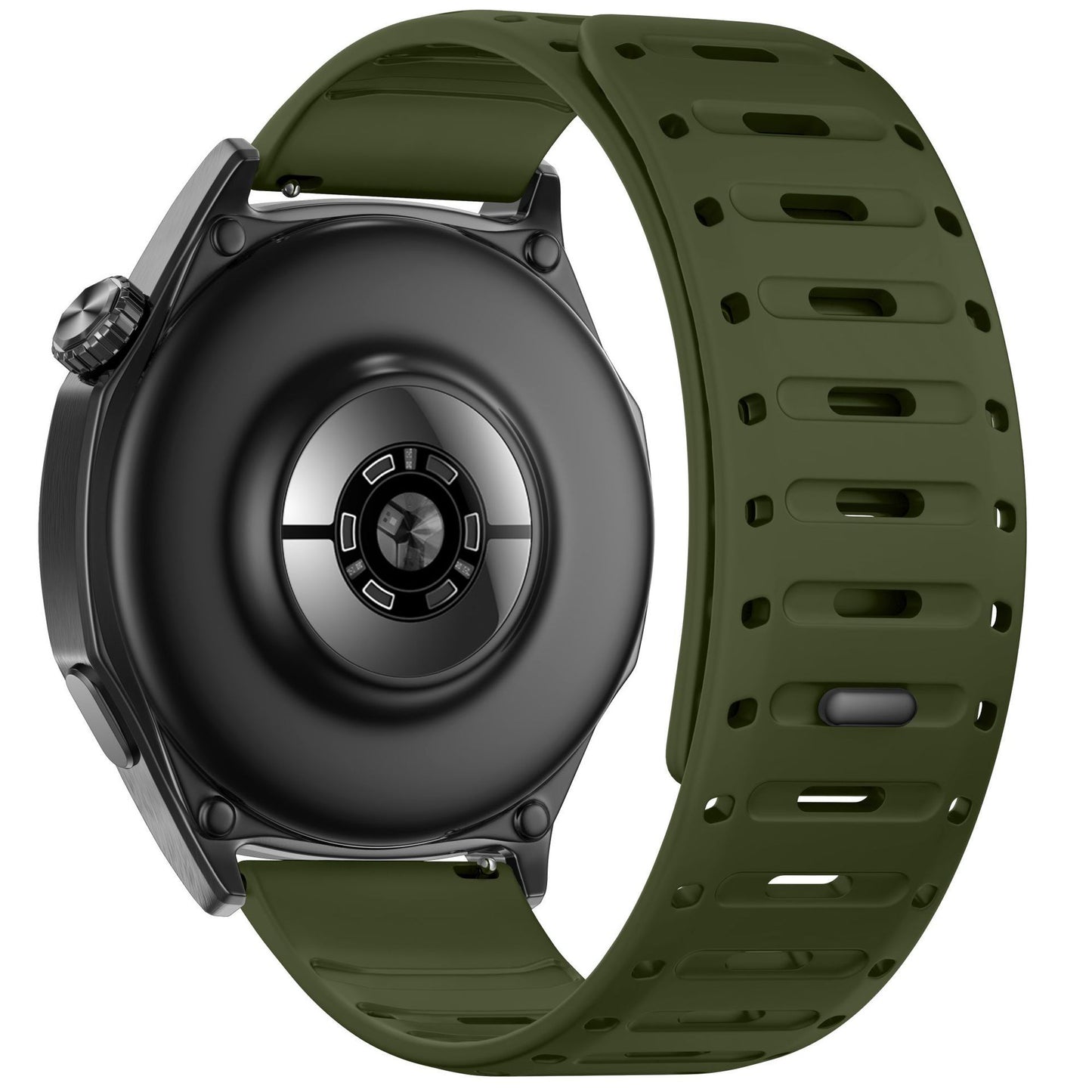 ينطبق على سوار ساعة GT5 الذكي المصنوع من السيليكون القابل للتنفس