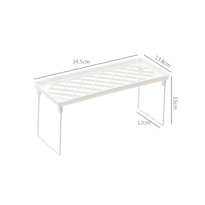رف تخزين أدوات المائدة البيضاء