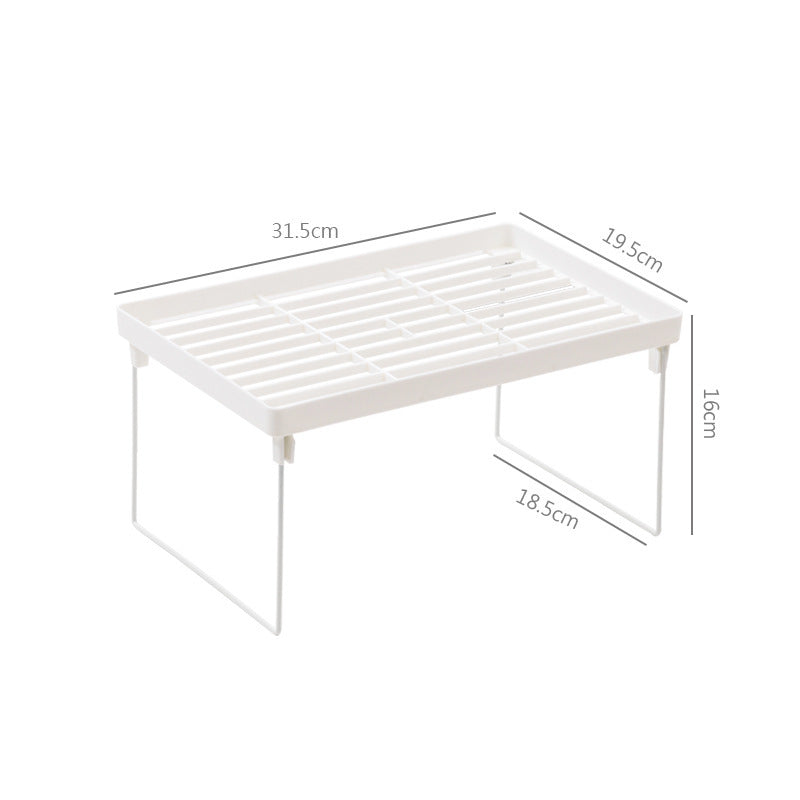 رف تخزين أدوات المائدة البيضاء