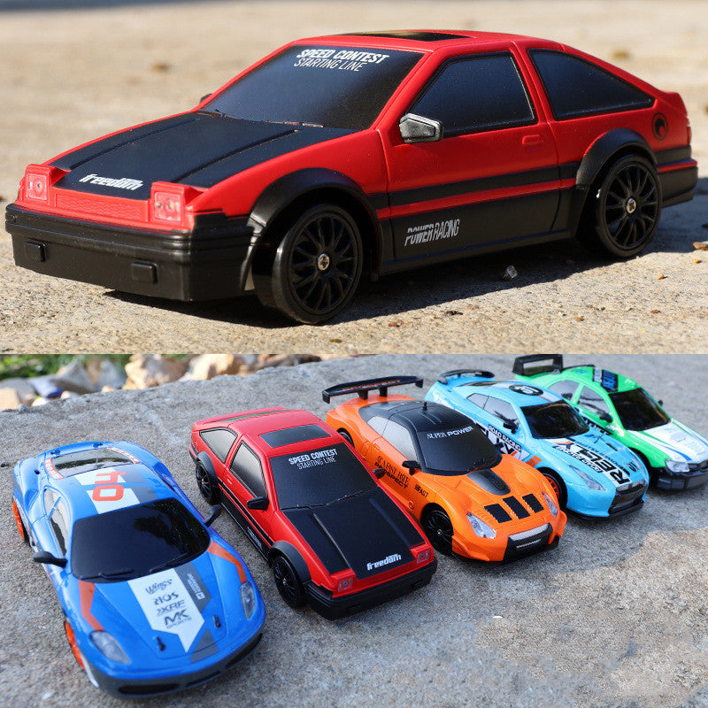 سيارة سباق 2.4G Drift Rc Car 4WD RC Drift Car Toy Remote Control GTR Model AE86 Vehicle Car RC Racing Car Toy For Kids Christmas Gifts