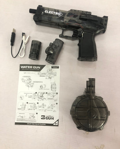 مسدس ماء كهربائي من Fire Rat مزود بإضاءة رائعة ومسدس رش ماء أوتوماتيكي بالكامل لعبة صيفية ترفيهية رياضية هدايا للأطفال AC223
