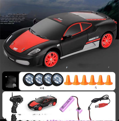 سيارة سباق 2.4G Drift Rc Car 4WD RC Drift Car Toy Remote Control GTR Model AE86 Vehicle Car RC Racing Car Toy For Kids Christmas Gifts