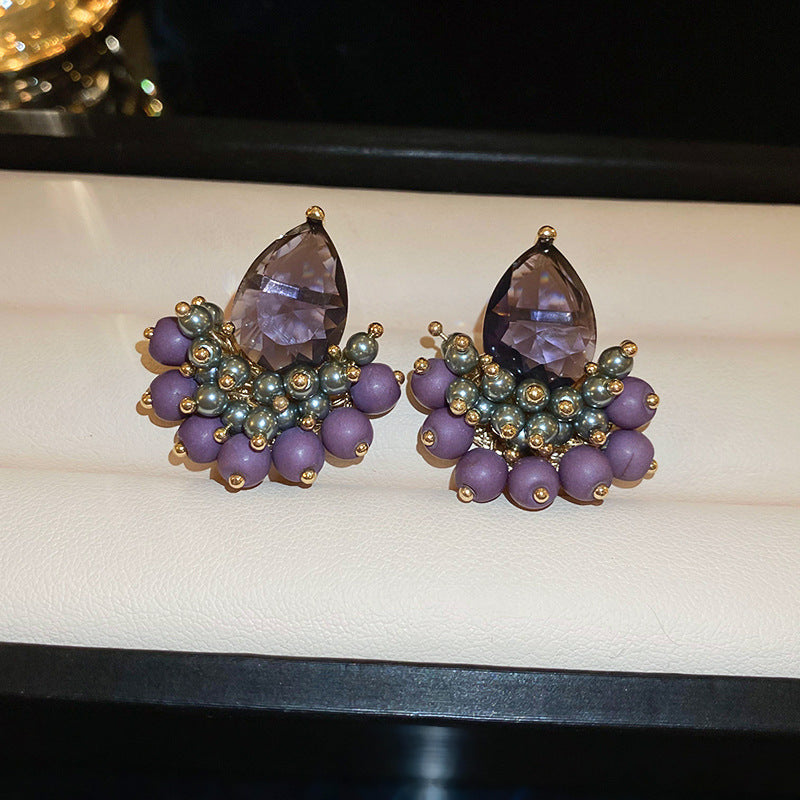 Retro Diamonds Zircon Tassel Earrings Affordable Luxury