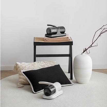 Portable Vacuum Powerful Bed Vacuum Cleaner Rechargeable Portable Vacuum For Pet Hair Carpets Floors Blue Household Cleaning Supplies