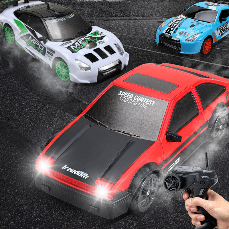 سيارة سباق 2.4G Drift Rc Car 4WD RC Drift Car Toy Remote Control GTR Model AE86 Vehicle Car RC Racing Car Toy For Kids Christmas Gifts
