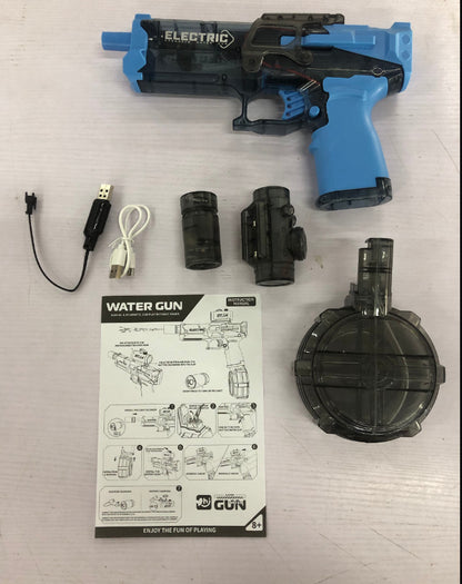 مسدس ماء كهربائي من Fire Rat مزود بإضاءة رائعة ومسدس رش ماء أوتوماتيكي بالكامل لعبة صيفية ترفيهية رياضية هدايا للأطفال AC223