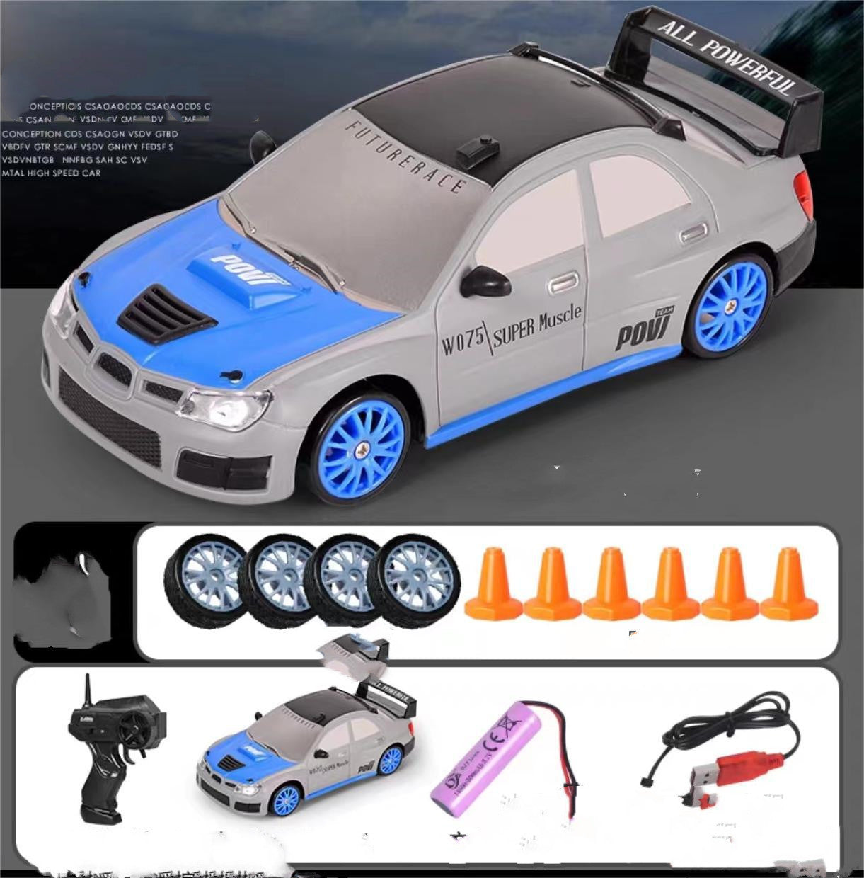 سيارة سباق 2.4G Drift Rc Car 4WD RC Drift Car Toy Remote Control GTR Model AE86 Vehicle Car RC Racing Car Toy For Kids Christmas Gifts