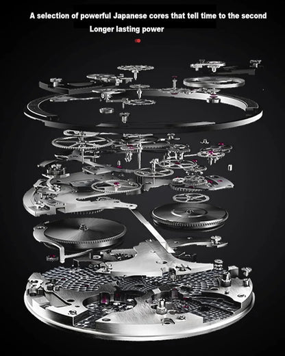 Men's Creative 3D Car Wheel Rotating Wrist Watch