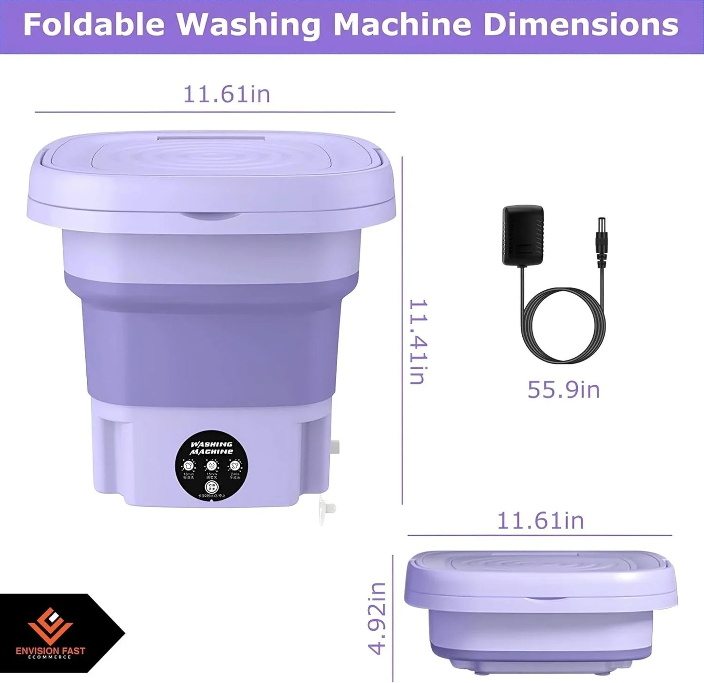 Foldable  Mini Washing Machine